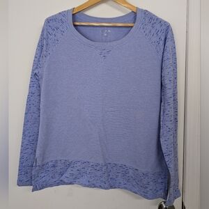 DANSKIN LAVENDER TOP SIZE LARGE